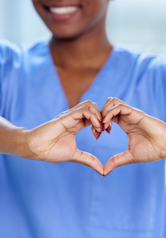 Close up of group of people's hands in a circle